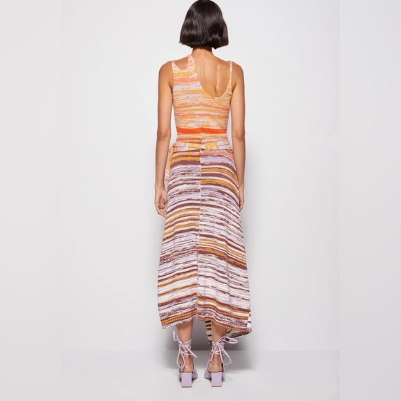 Jonathan Simkhai Space Dye Matching Set (Knit Tank Wrap Raelle Skirt) - Picture 2 of 11